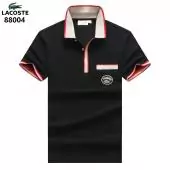 best lacoste t-shirt cheap l88004 button black